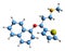 3D image of Duloxetine skeletal formula