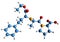 3D image of Enalapril skeletal formula