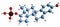 3D image of Estradiol phosphate skeletal formula