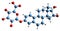 3D image of Estriol 3-glucuronide skeletal formula