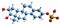 3D image of Estriol sulfate skeletal formula