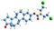 3D image of Estromustine skeletal formula