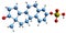 3D image of Estropipate skeletal formula