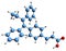 3D image of Etacstil skeletal formula