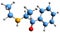3D image of Ethcathinone skeletal formula