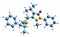 3D image of Famprofazone skeletal formula