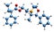 3D image of Fenbutrazate skeletal formula
