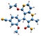 3D image of finerenone skeletal formula
