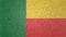 3D image of the flag of Benin.