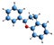 3D image of Flavan skeletal formula