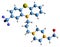 3D image of Fluphenazine skeletal formula