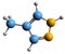 3D image of Fomepizole skeletal formula