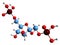 3D image of Fructose 1 6-bisphosphate skeletal formula