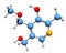 3D image of Ginkgotoxin skeletal formula