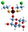 3D image of Glufosfamide skeletal formula