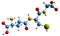 3D image of Glutathione skeletal formula