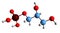 3D image of Glycerol 3-phosphate skeletal formula