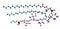 3D image of glycosylphosphatidylinositol skeletal formula
