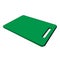 3D image - green plastic kitchen breadboard, hole