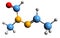 3D image of Gyromitrin skeletal formula