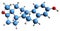 3D image of Hippulin skeletal formula