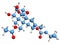 3D image of HT2 toxin skeletal formula