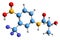 3D image of Hydroxyflutamide skeletal formula