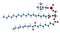 3D image of Hydroxylated lecithin skeletal formula