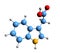 3D image of indoleacetic acid skeletal formula