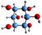 3D image of Inositol skeletal formula