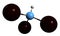 3D image of Iodoform skeletal formula