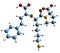 3D image of Lisinopril skeletal formula