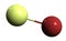 3D image of Lithium bromide skeletal formula