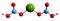 3D image of Magnesium bicarbonate skeletal formula