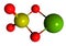 3D image of Magnesium sulfate skeletal formula