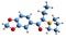 3D image of MDPBP skeletal formula