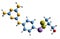 3D image of Melarsoprol skeletal formula