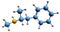 3D image of Methamphetamine skeletal formula