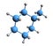 3D image of methylcyclohexane skeletal formula