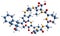 3D image of Microcystin LA skeletal formula