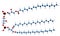 3D image of Monolysocardiolipin skeletal formula