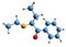 3D image of N-Ethylbuphedrone skeletal formula