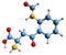 3D image of N-Formylkynurenine skeletal formula