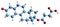 3D image of Nandrolone hydrogen succinate skeletal formula