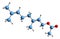 3D image of Neryl acetate skeletal formula