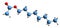 3D image of Octyl formate skeletal formula