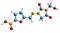 3D image ofNifurtoinol skeletal formula