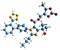 3D image of Olmesartan skeletal formula