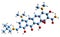 3D image of Omadacycline skeletal formula