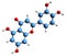 3D image of Orobol skeletal formula